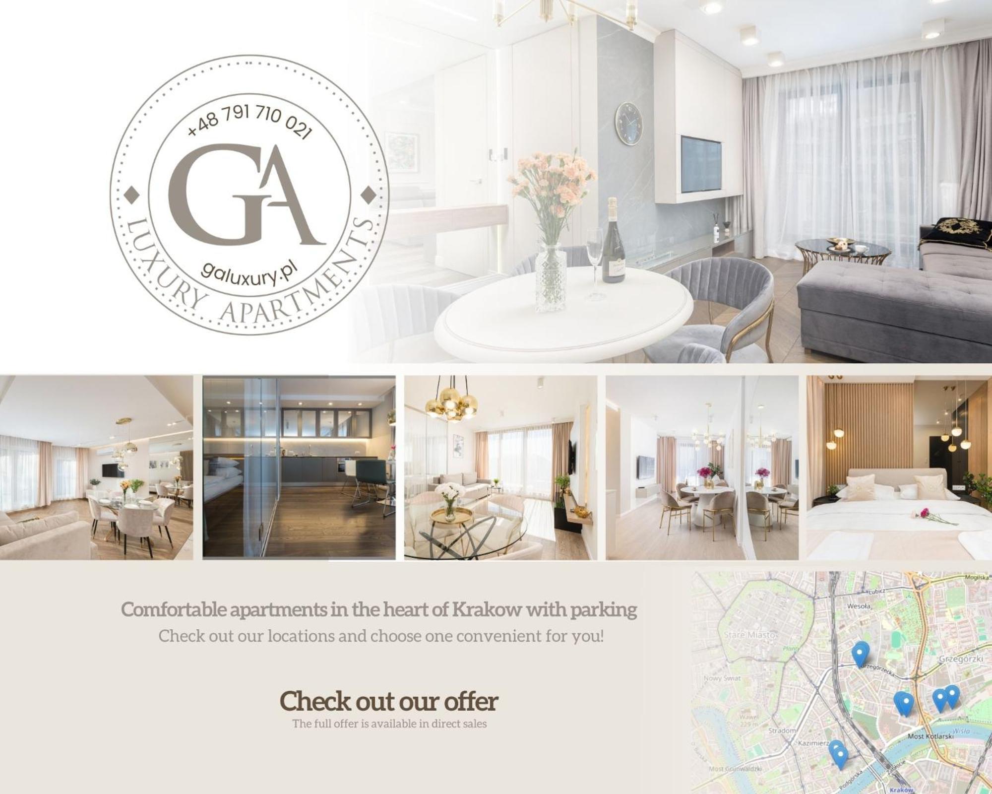 Ga Luxury Apartments W21 Krakau Exterior foto